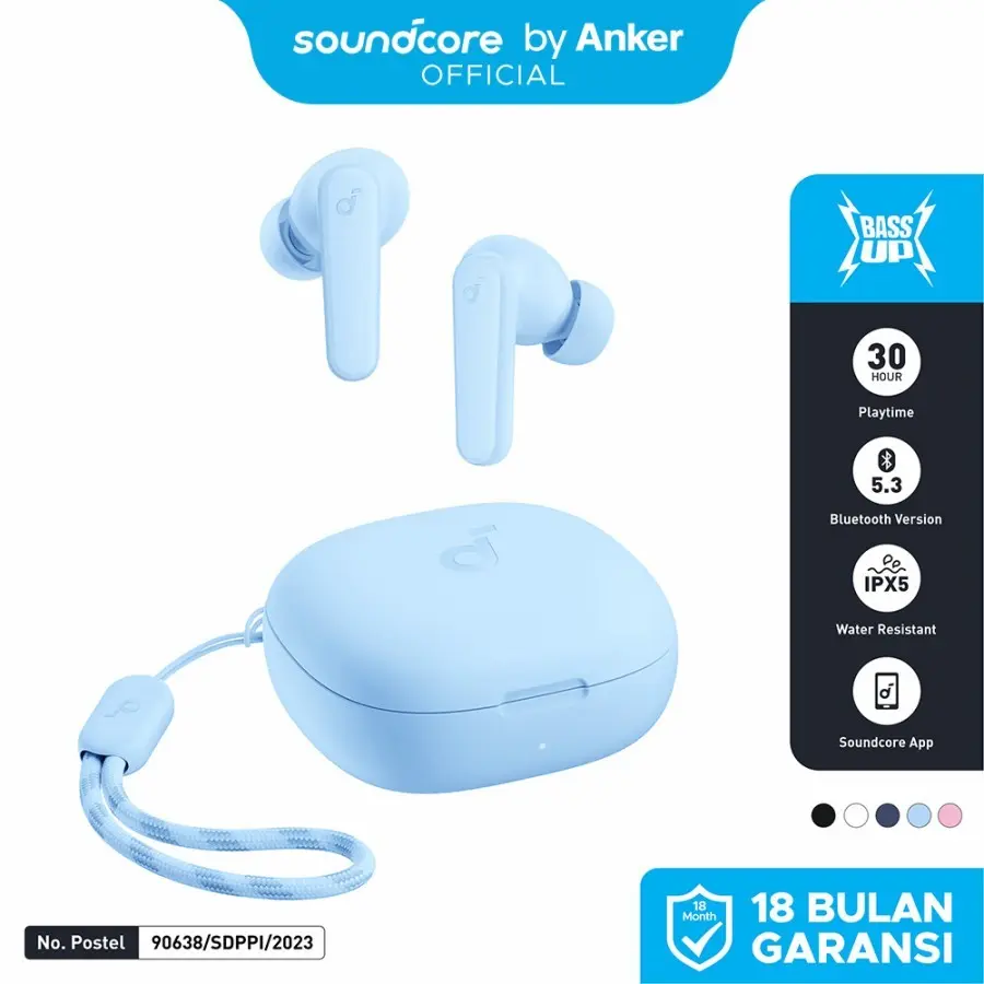 Wireless Earphone Soundcore ANKER R50i Stick - A3949 - Blue
