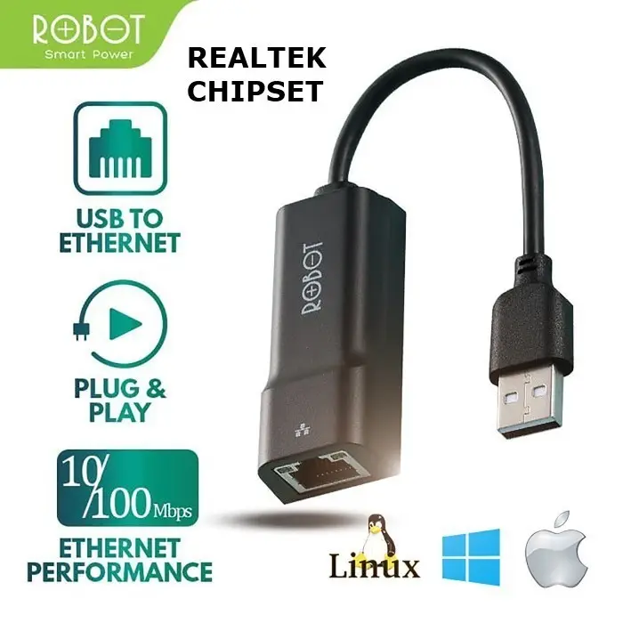 USB Ethernet Adapter EA10 Black