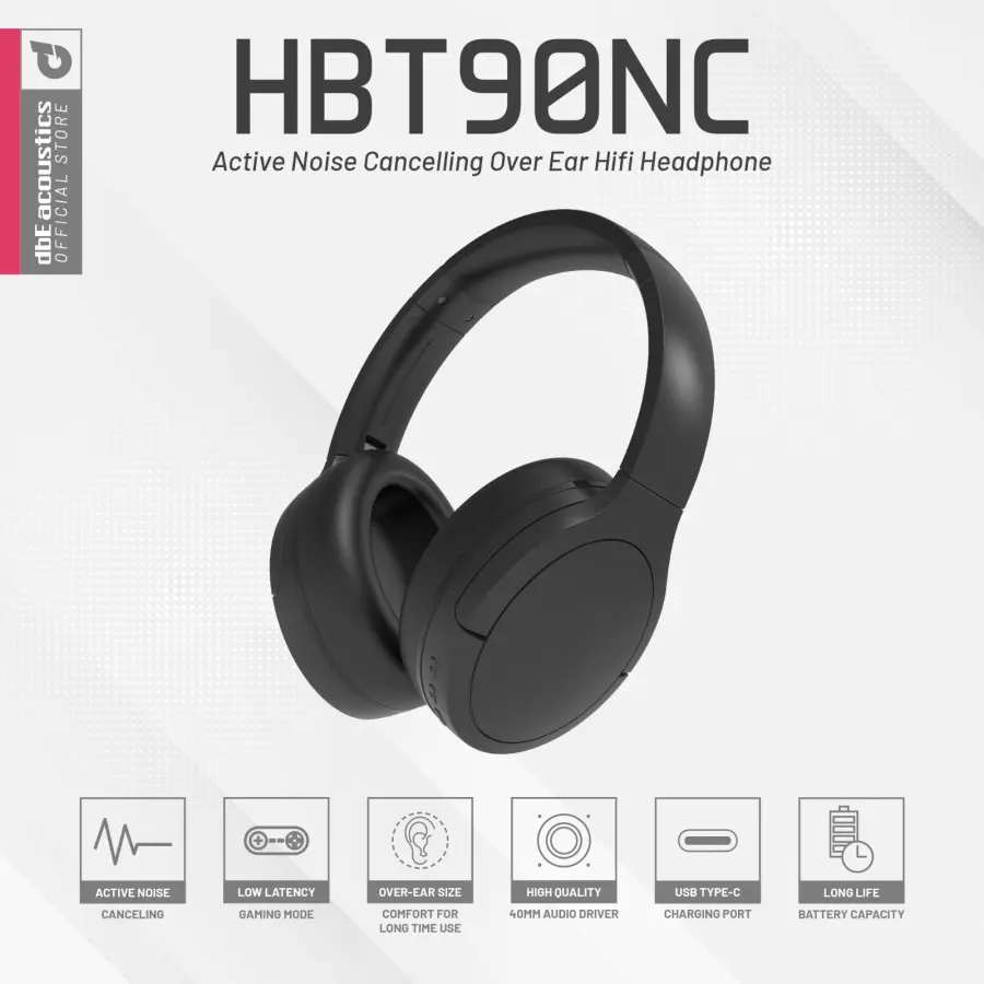 Wireless Headphone dbE HBT90NC Noise Cancelling