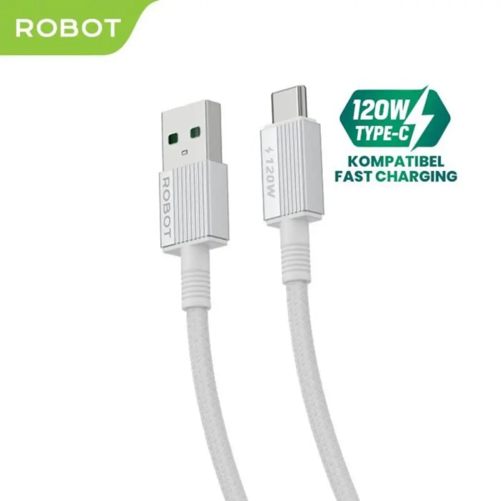 Data Cable ROBOT RQC100 USB-A To Type C 120W