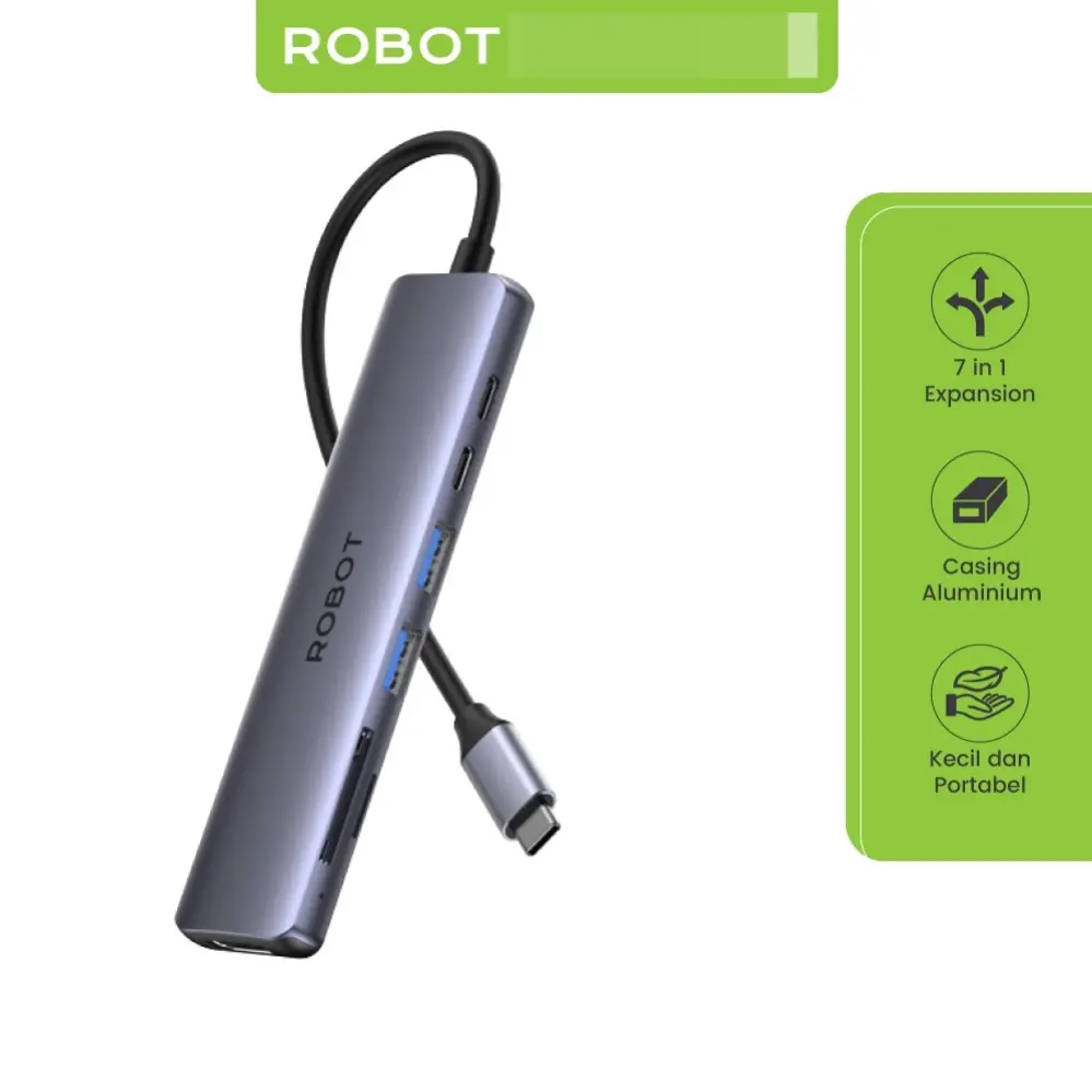  Robot HT367 7in1 USB HUB Type C