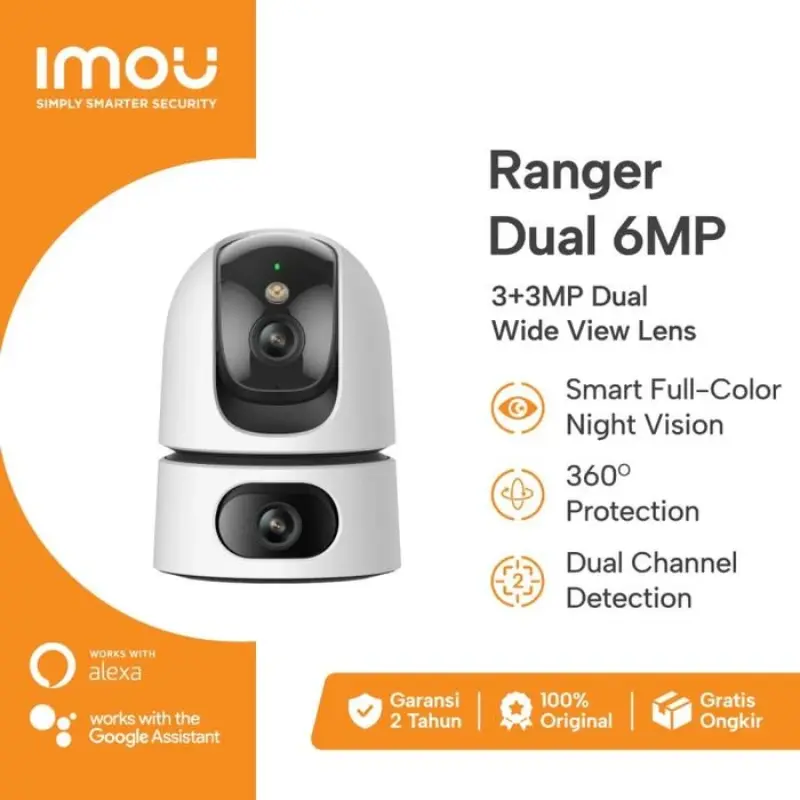 Ranger Dual 6MP CAMERA SMART FULL-COLOR NIGHT VISION INDOOR