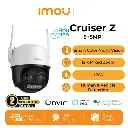 IMOU Cruiser Z 5MP Kamera Smart CCTV Wi-Fi 12x Mixed Zoom Human & Vehicle Detection IP66 Color Night Vision 
