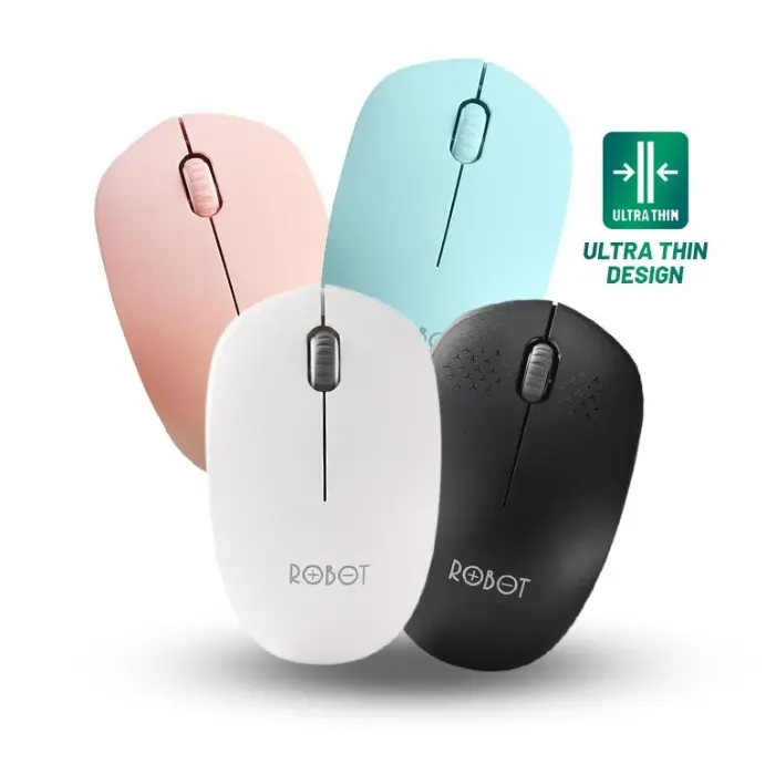 Wireless Mouse ROBOT M210 2.4GHz Optical 1600DPI