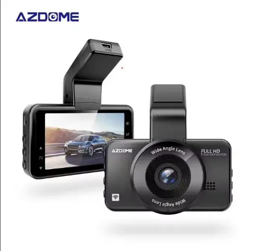 Dashcam Azdome M17 PRO WiFi Dual Camera Car DVR Kamera Mobil - Front+Rear