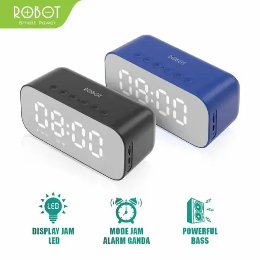 Portable Speaker Bluetooth Robot RB560 Clock