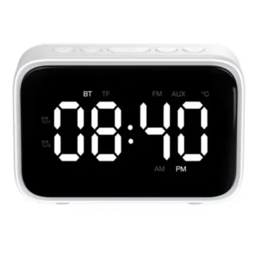 Portable Speaker Vivan VS5 Dual Smart Alarm Clock Bluetooth 5.0 with FM Radio