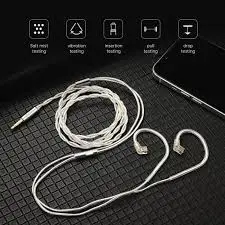 SGOR Adonis Cable Kabel CA-1 High Purity Silver Plated - 2 Pin QDC