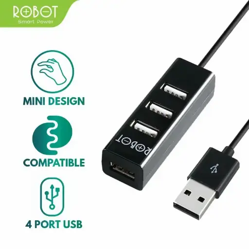 USB HUB ROBOT H140-80 4 PORT 80cm