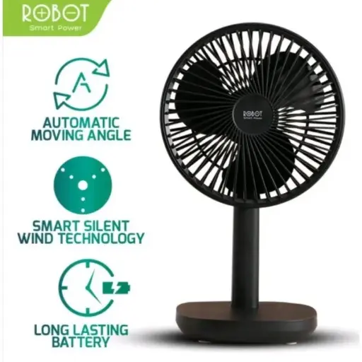 USB Mini Fan Robot RT-BF12 6inch Osciliating Desktop Table USB Fan