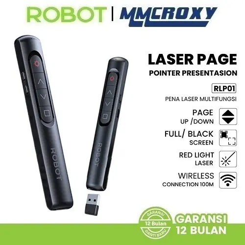 [10037382] Robot RLP01 Laser Page Turning Pen Pointer Presentation